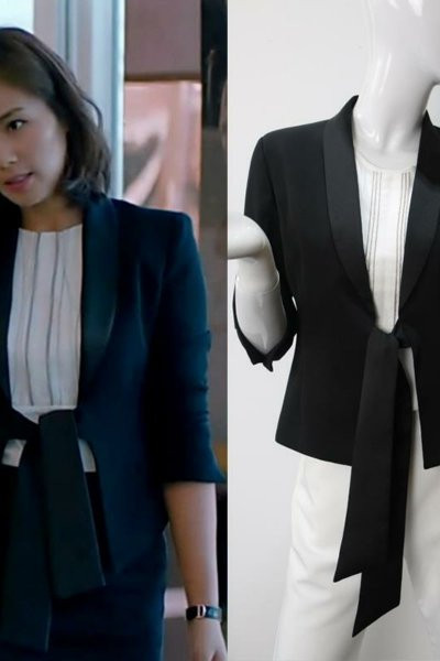 Elegantne naiste lühike paeltega jakk