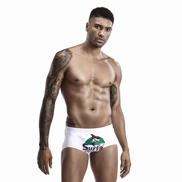 Ανδρικά μπόξερ με απλικέ και επιγραφή σε δύο χρώματα