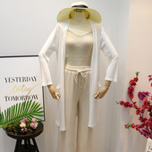 Sieviešu garais jaciņš ar kabatām - piemērots pavasarim un vasarai