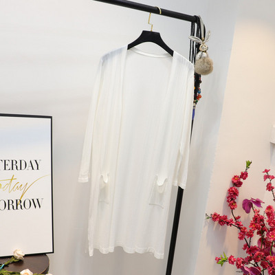 Sieviešu garais jaciņš ar kabatām - piemērots pavasarim un vasarai