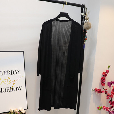 Sieviešu garais jaciņš ar kabatām - piemērots pavasarim un vasarai