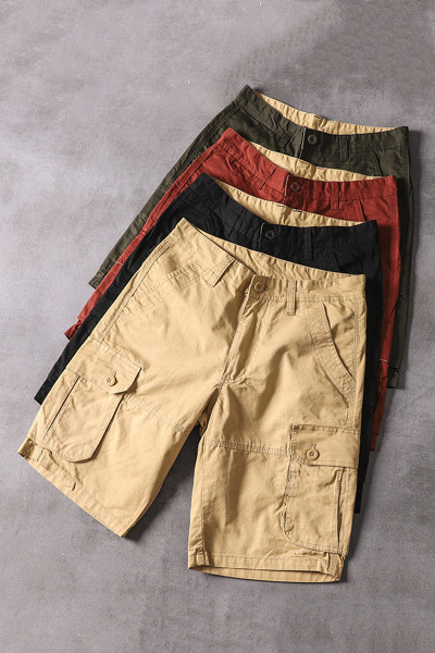 Taskutega vabaaja meeste 3/4 püksid