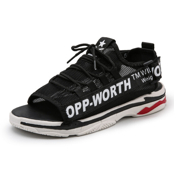 ÚJ modell modern férfi szandál fűzővel és vastag talppal