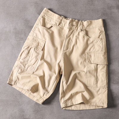 Pantaloni scurți pentru bărbați cu 3/4 lungime și buzunare