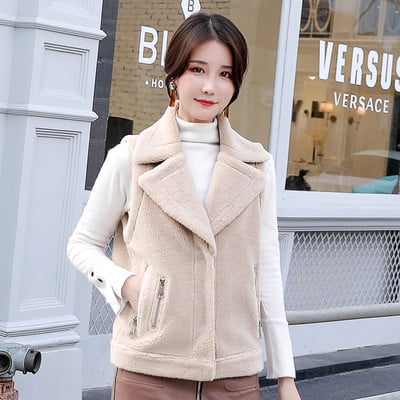 Vestă de puf de primăvară-toamnă cu fermoare