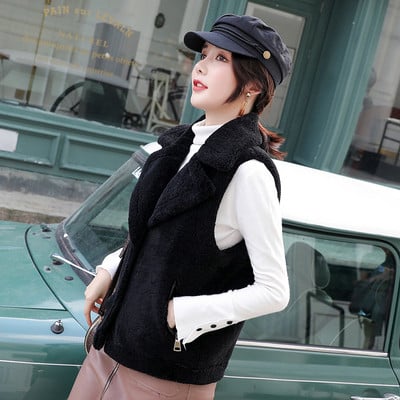 Vestă de puf de primăvară-toamnă cu fermoare