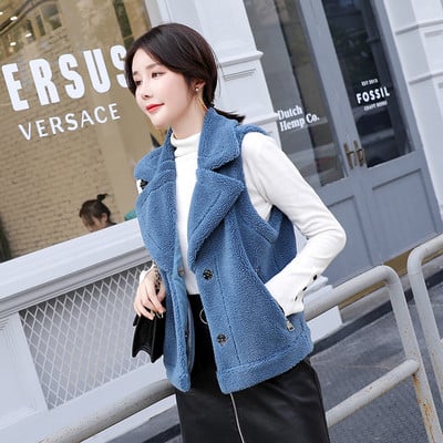 Vestă de puf de primăvară-toamnă cu fermoare