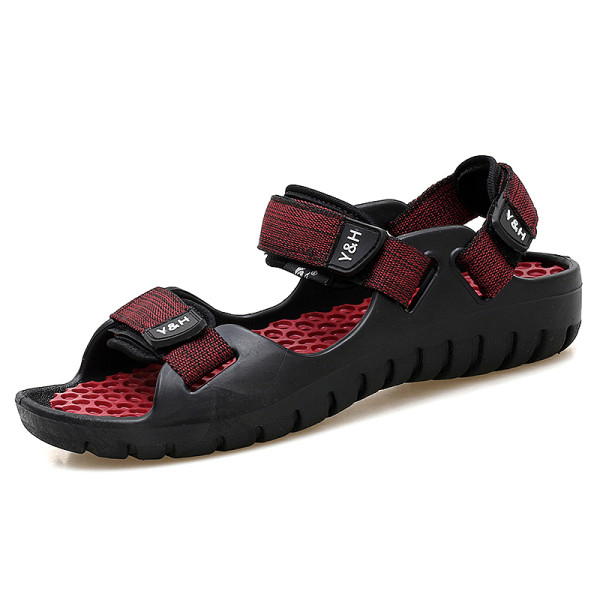 Ανδρικά σανδάλια μοντέρνα με βελκρό και ίσια σόλα