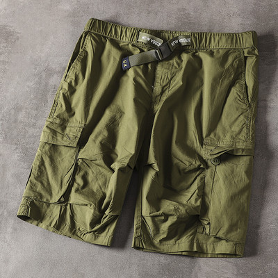 Alkalmi férfi 3/4-es nadrág gumival