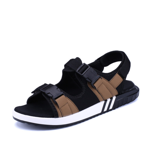 Ανδρικά σανδάλια με επίπεδη σόλα και βελκρό