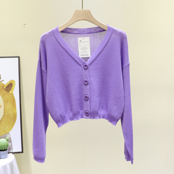 Moderna sieviešu veste - ar pogām un špica kakla izgriezumu