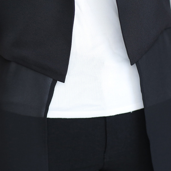 Uus mudel pikk jakk tülli alaosaga