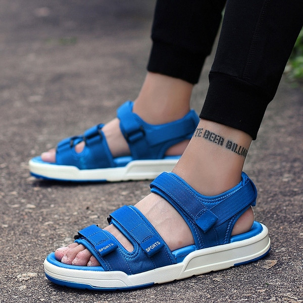 Αθλητικά και casual ανδρικά σανδάλια με βελκρό