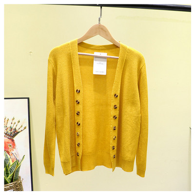 Casual γυναικεία ζακέτα με κουμπιά και μακριά μανίκια