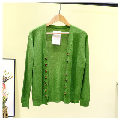 Casual γυναικεία ζακέτα με κουμπιά και μακριά μανίκια