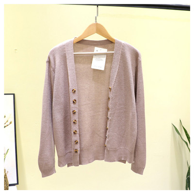 Casual γυναικεία ζακέτα με κουμπιά και μακριά μανίκια