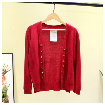 Casual γυναικεία ζακέτα με κουμπιά και μακριά μανίκια