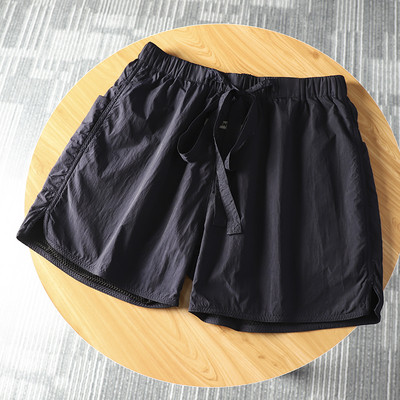 Meeste vabaaja lühikesed lipsudega lühikesed püksid