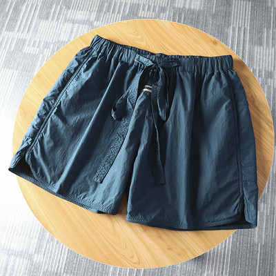 Meeste vabaaja lühikesed lipsudega lühikesed püksid