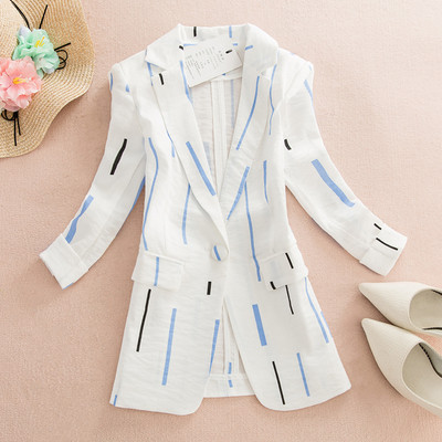 Uus mudel mustriga kevadpikk jope