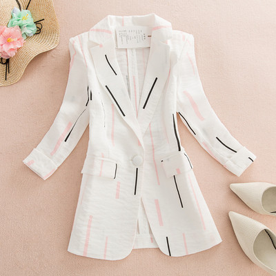 Uus mudel mustriga kevadpikk jope