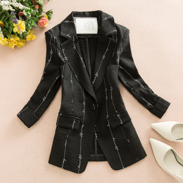 Uus mudel mustriga kevadpikk jope