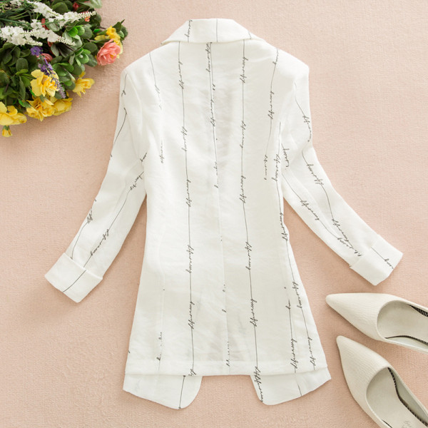 Uus mudel mustriga kevadpikk jope