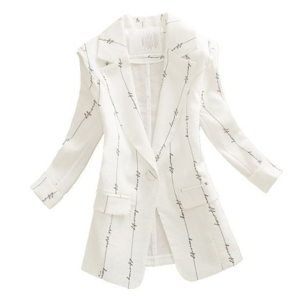 Uus mudel mustriga kevadpikk jope