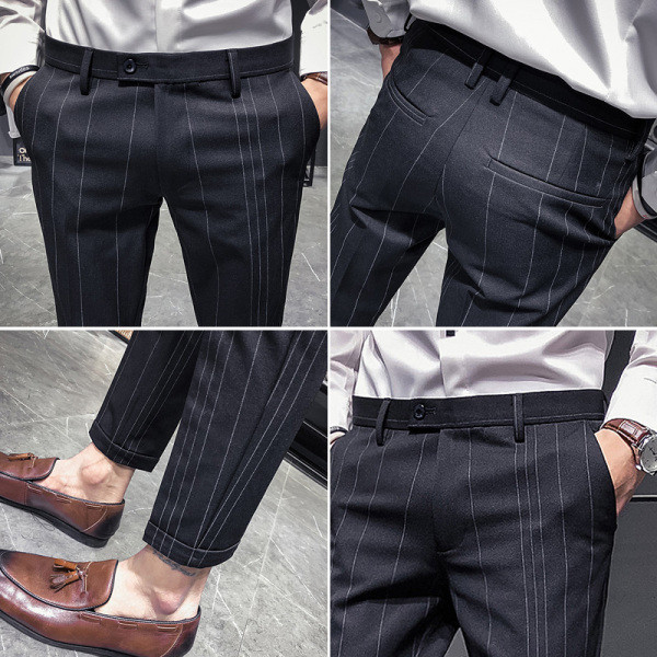 Meeste elegantsed püksid, pikkusega 9/10