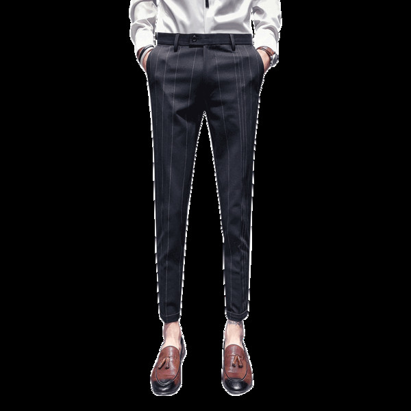 Meeste elegantsed püksid, pikkusega 9/10