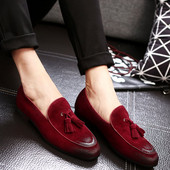 Kolmes värvitoonis tutiga pidulikud meeste kingad