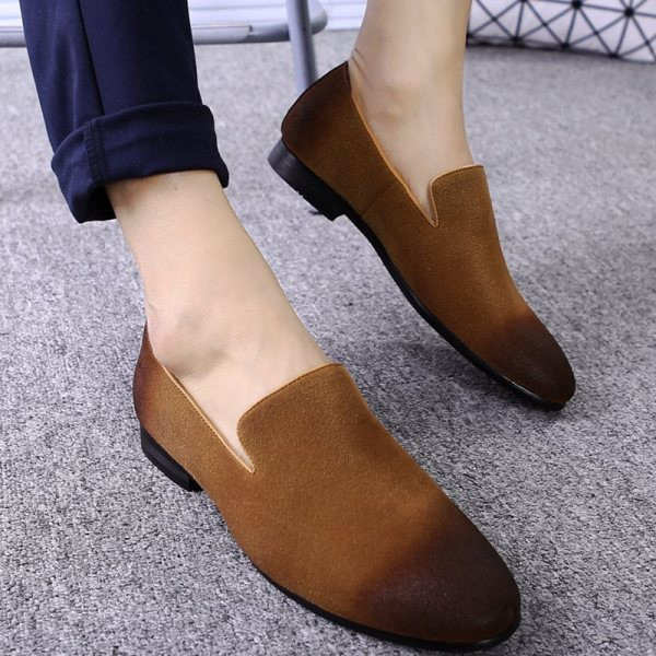 Formális férfi cipő lapos talppal, több színben