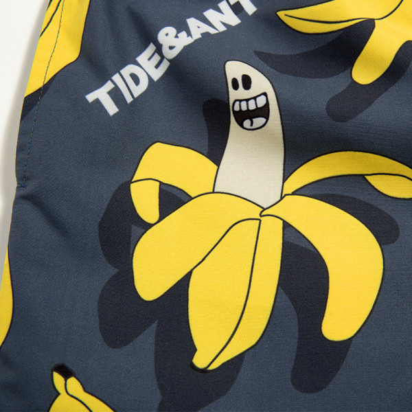 ΝΕΟ μοντέλο ανδρικό μαγιό με κορδόνια και απλικέ μπανάνας