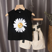 Καθημερινά παιδικά σετ μπλουζάκι + σορτς για κορίτσια