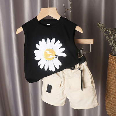 Καθημερινά παιδικά σετ μπλουζάκι + σορτς για κορίτσια