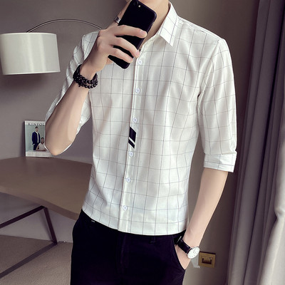 Suvise särgi sirge 3/4 varrukatega mudel