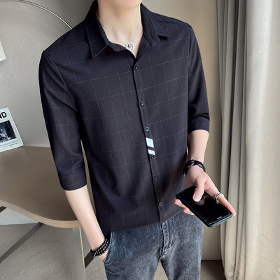 Suvise särgi sirge 3/4 varrukatega mudel