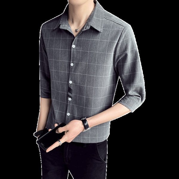 Suvise särgi sirge 3/4 varrukatega mudel