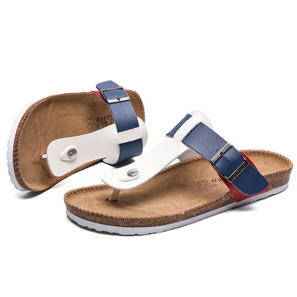 Modern férfi papucs csattal