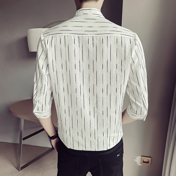 Nyári ing 3/4 ujjú egyenes modellel