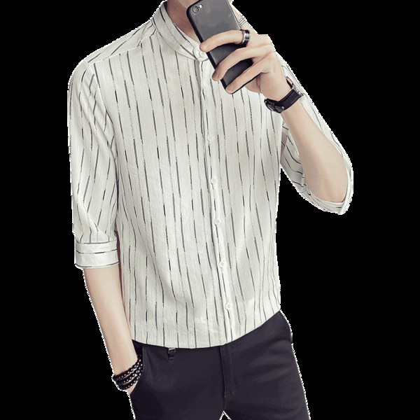 Nyári ing 3/4 ujjú egyenes modellel