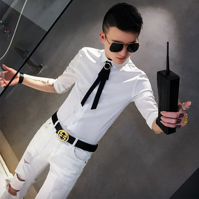 Moodne liibuva lipsuga särk