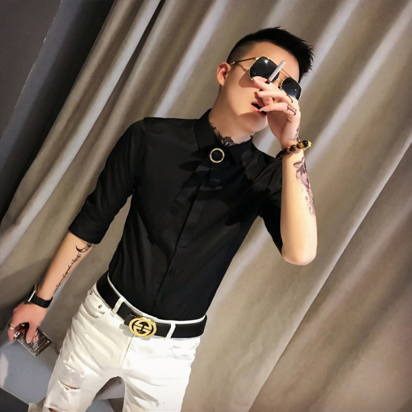 Moodne liibuva lipsuga särk