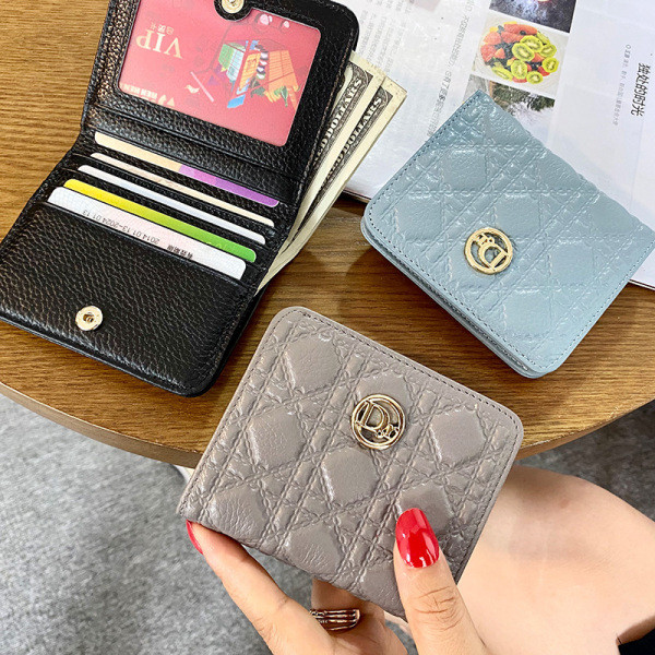 Nappali női pénztárca öko bőrből, fém díszítéssel