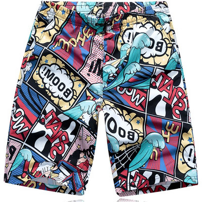 Pantaloni scurți casual pentru bărbați, potriviti pentru plajă