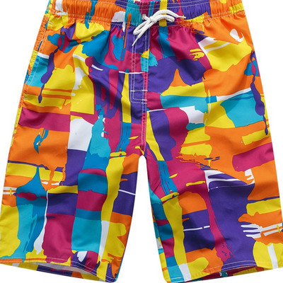 Pantaloni scurți casual pentru bărbați, potriviti pentru plajă
