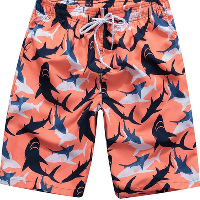 Pantaloni scurți casual pentru bărbați, potriviti pentru plajă