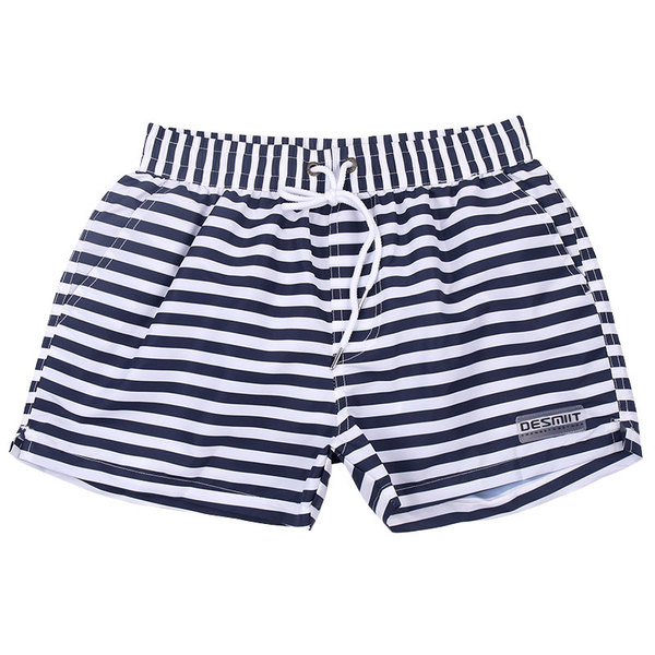 Férfi csíkos fürdőruha derékkötővel