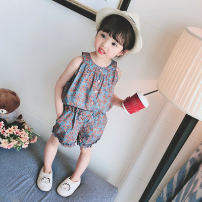 Νέο μοντέλο παιδικό σετ για κορίτσια φανελάκι + παντελόνι