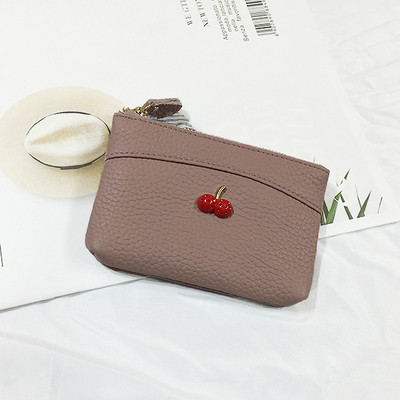 Női pénztárca 3D elemmel, öko bőr cipzárral